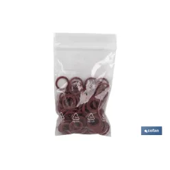 ARANDELA DE FIBRA ROJA M-5 X 9 X 1,5