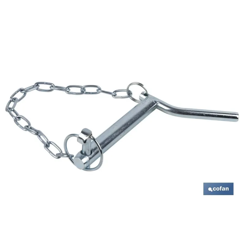 PERNO CON MANGO, PASADOR Y CADENA Ø19 X 125 MM