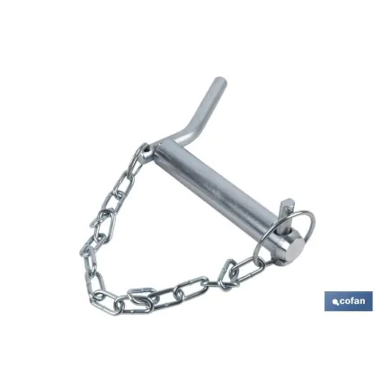 PERNO CON MANGO, PASADOR Y CADENA Ø22 X 125 MM