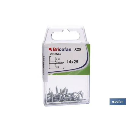 BL 20 UDS. 17X40 ZINCADO
