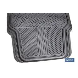 JUEGO DE ALFOMBRILLAS DE PVC PARA AUTOMÓVIL 4 UDS.