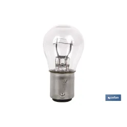 LÁMPARA COFAN 2 POLOS P21/5W (BAY15d) 12V venta unitaria