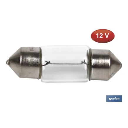 LÁMPARA PLAFONIER C10W (11X31mm) 12V