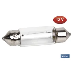 LÁMPARA PLAFONIER C10W (11X38mm) 12V venta unitaria