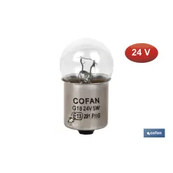LÁMPARA COFAN PILOTO R5W (BA15s) 24V venta unitaria