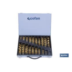 MALETIN SURTIDO BROCAS TITANIO 1-10 - 125 Unds.