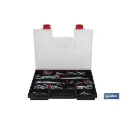 MALETÍN SURTIDO PASADORES R Y ANILLA (120 PCS)