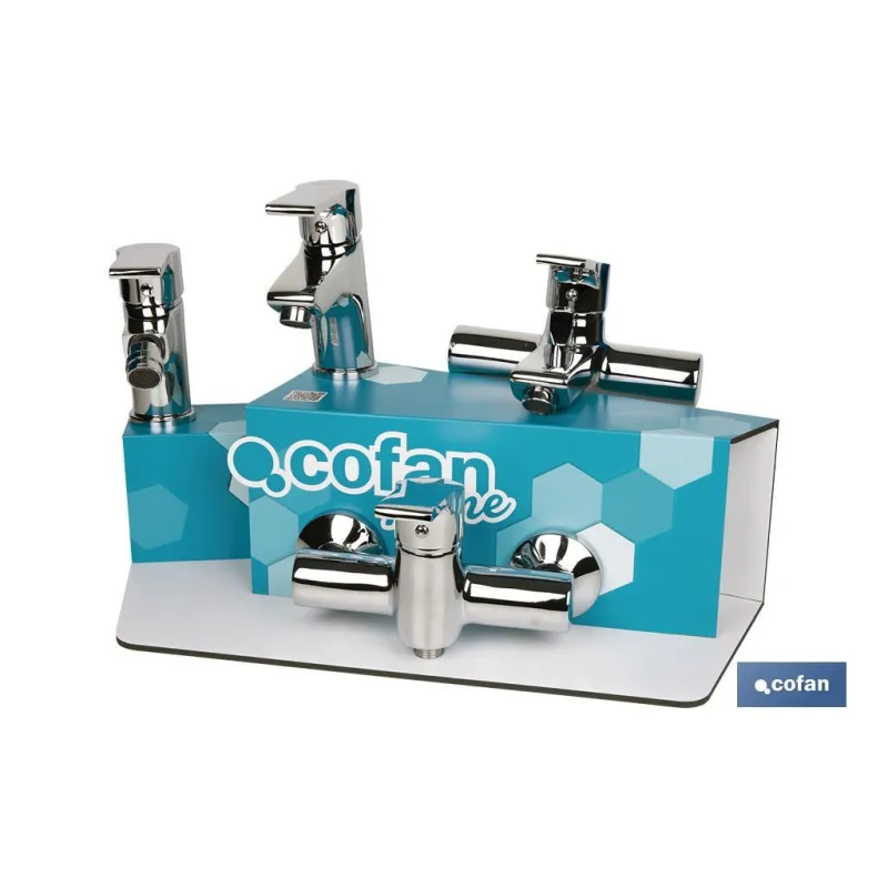 KIT DE GRIFERÍA + EXPOSITOR MODELO ROSS