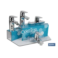 KIT DE GRIFERÍA + EXPOSITOR MODELO RIFT