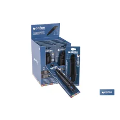 EXPOSITOR DE CÚTER ANTIDESLIZANTE HEAVY DUTY 18 MM 12 UDS.