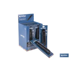 EXPOSITOR DE CÚTER ANTIDESLIZANTE HEAVY DUTY 25 MM 12 UDS.