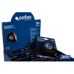 EXPOSITOR DE FLEXÓMETROS CON PROTECCIÓN DE GOMA 19 MM X 3 M 12 UDS.