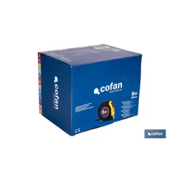 EXPOSITOR DE FLEXÓMETROS CON PROTECCIÓN DE GOMA 25 MM X 8 M 6 UDS.