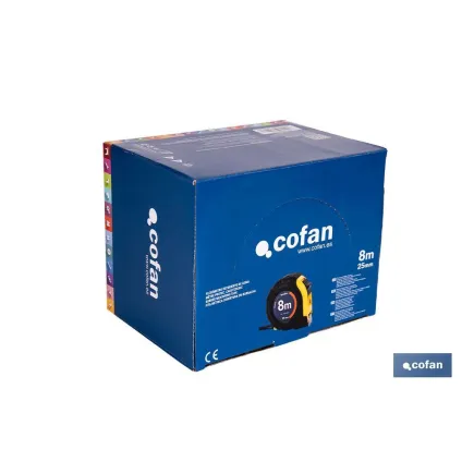 EXPOSITOR DE FLEXÓMETROS CON PROTECCIÓN DE GOMA 25 MM X 8 M 6 UDS.