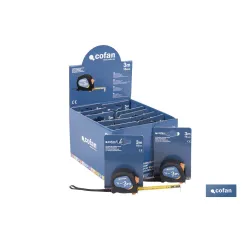 EXPOSITOR DE FLEXÓMETROS ANTIDESLIZANTES 16 MM X 3 M 12 UDS.