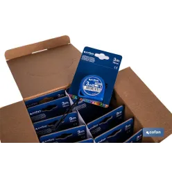 EXPOSITOR FLEXÓMETRO ESTÁNDAR 16 MM X 3 M 12 UDS.