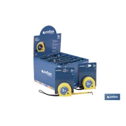 EXPOSITOR DE FLEXÓMETROS 16 MM X 3 M 12 UDS.