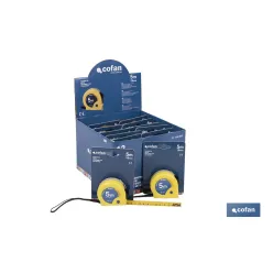 EXPOSITOR DE FLEXÓMETROS 19 MM X 5 M 12 UDS.