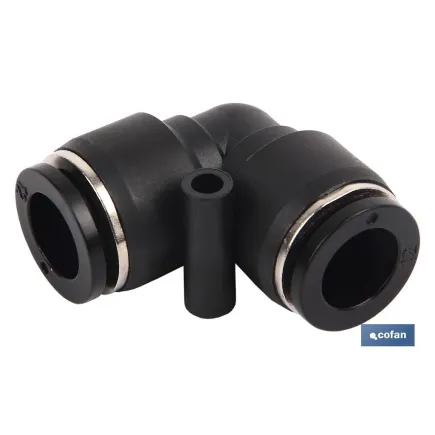 EMPALME RAPIDO CODO PLASTICO T-14 Venta unitaria