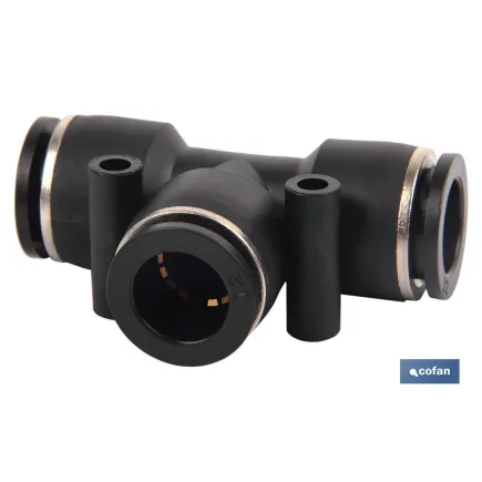 EMPALME RAPIDO PLASTICO T T-14 Venta unitaria