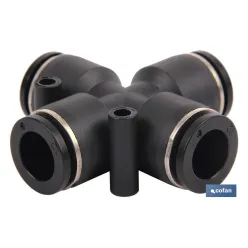 EMPALME RAPIDO FORMA CRUZ M-10 Venta unitaria