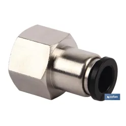 RACOR RECTO ROSCA HEMBRA T-6 R-1/4