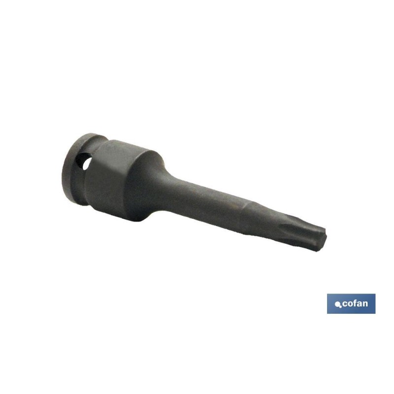 VASO IMPACTO 1/4 TORX MACHO T-10