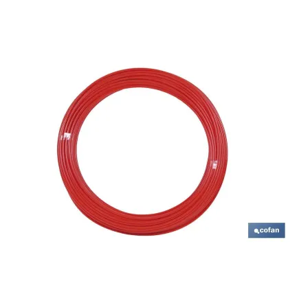 TUBO POLIAMIDA DIN-73378 ROJO 10X12