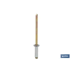 REMACHE ACERO  4 X 10 MM