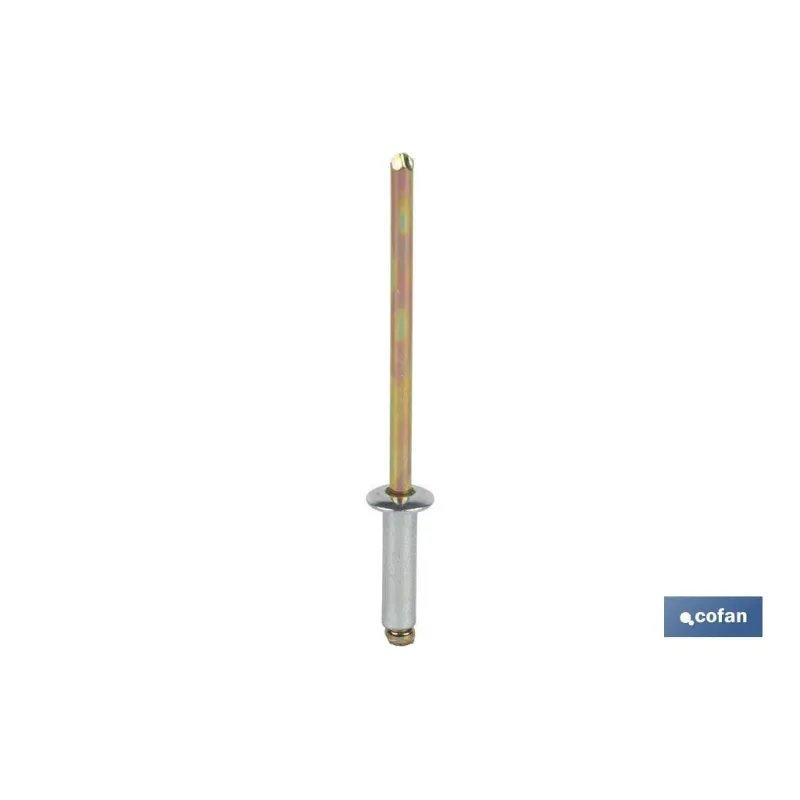 REMACHE ACERO  4 X 10 MM
