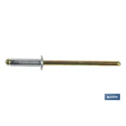 REMACHE ACERO  6 X 12 MM
