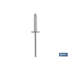 REMACHE ALUMINIO ALA ANCHA D-14  4,8 X 8 MM