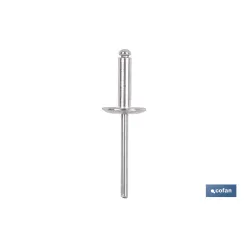 REMACHE ALUMINIO ALA ANCHA D-16  4,8 X 16 MM