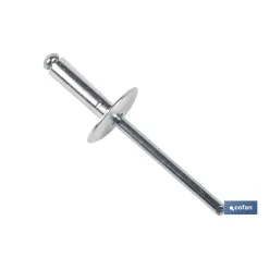 REMACHE ALUMINIO ALA ANCHA D-16  4,8 X 16 MM