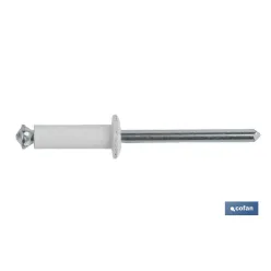 REMACHE DE FLOR BLANCO 4 X 20 MM