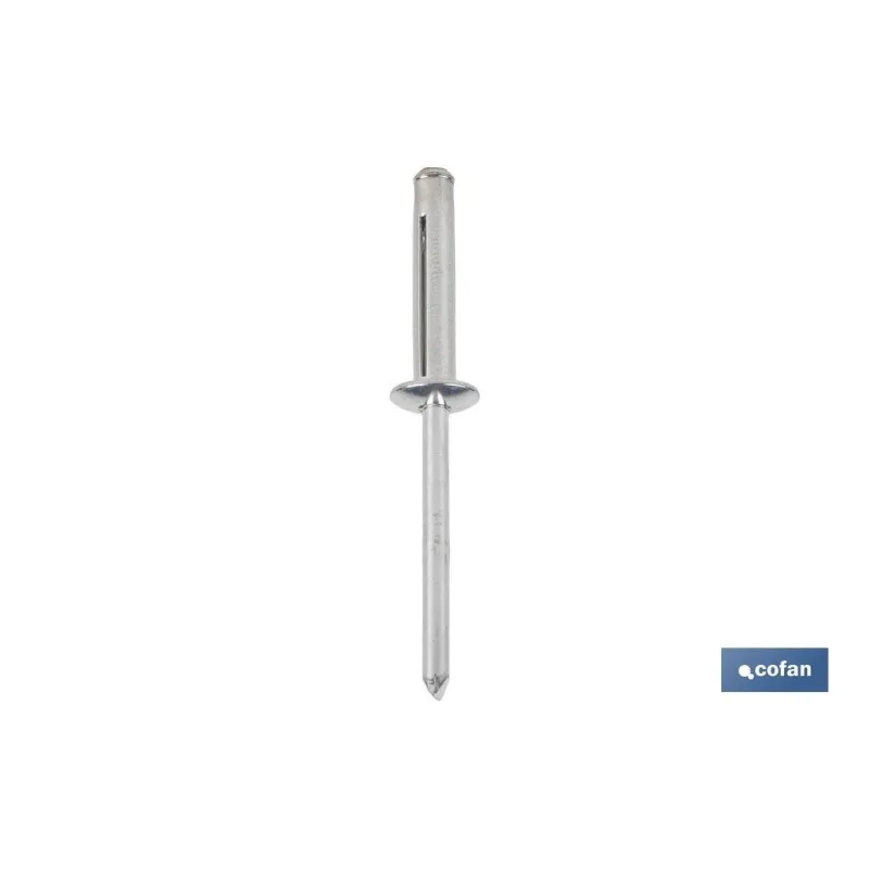 REMACHES ALUMINIO TRÉBOL 4.8 X 15 MM