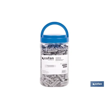 TACO NYLON PA-6 M-8X40 BOTE DE 500 UDS.