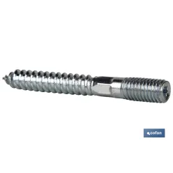 ESPARRAGO DOBLE ROSCA CINCADO HUELLA TORX M10X80