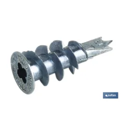 TACO ZAMAK 13X32 PARA PLACAS C/TORNILLO 4,2X32 Venta unitaria