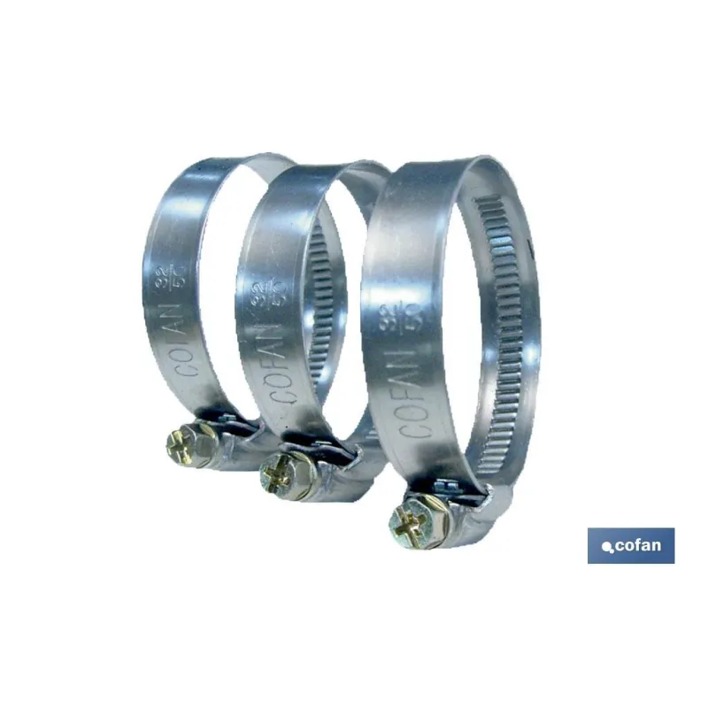 ABRAZADERA METÁLICA BANDA 9mm  12-20 Venta unitaria