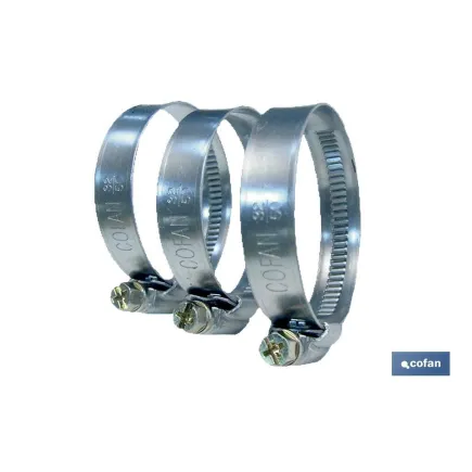 ABRAZADERA METÁLICA BANDA 12mm 25-40 Venta unitaria