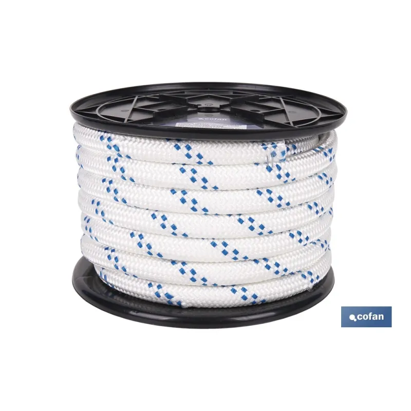 CUERDA TRENZADA POLI 20MM 15 MTS