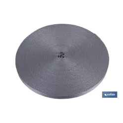 ROLLO CINTA PERSIANA  14MM X 50 M. GRIS