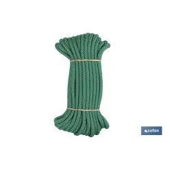 MADEJA CUERDA TRENZADA POLI 8MM 10M NEGRO