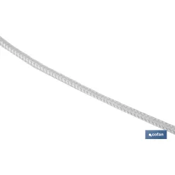 BOBINA CORDÓN POLIÉSTER REFORZADO 5 MM 25 M BLANCO