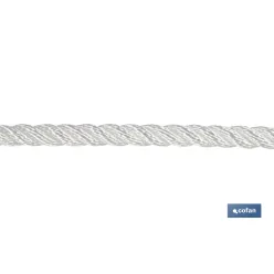 CARRETE CABO DE AMARRE 8 MM 200 M BLANCO