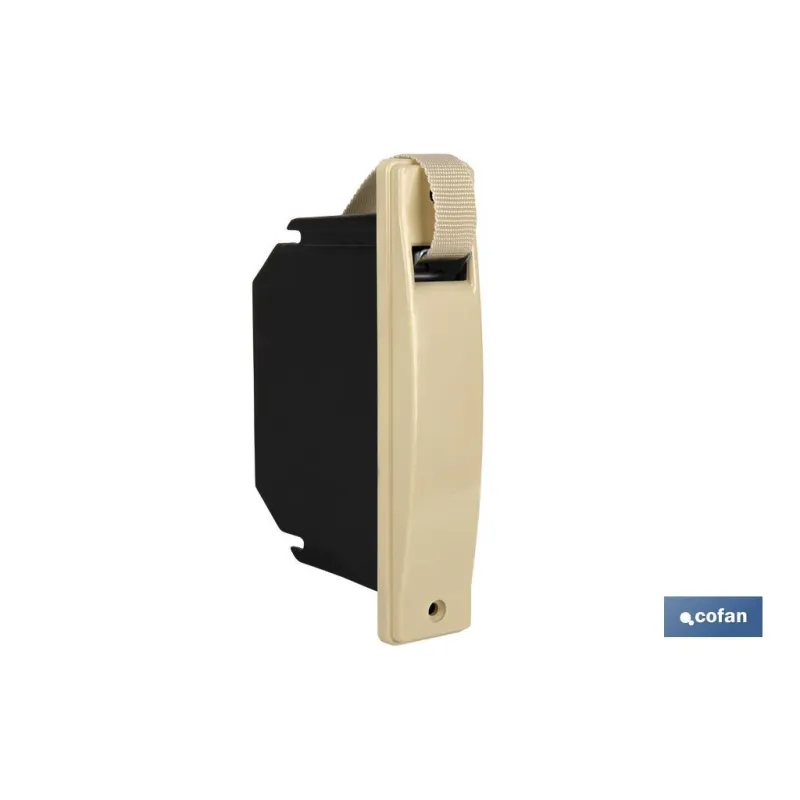 RECOGEDOR CINTA PERSIANA COMPACTO MARFIL 18 MM