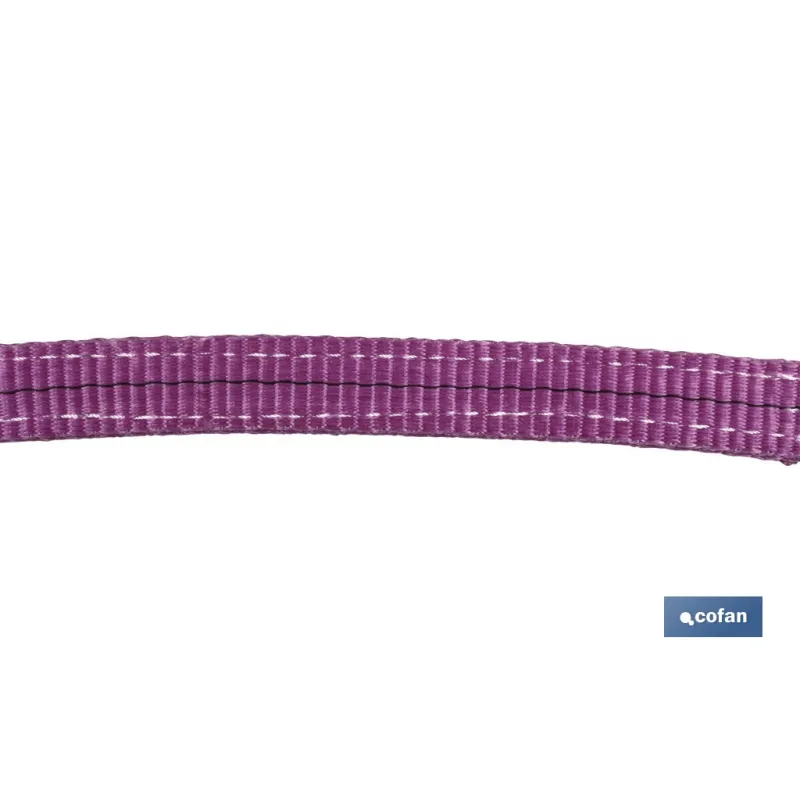 ESLINGA PLANA POLIESTER 1000KG X 4MTS