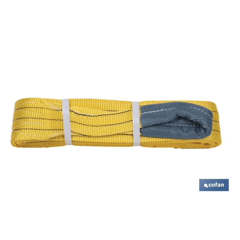 ESLINGA PLANA POLIESTER 3000KG X 3MTS