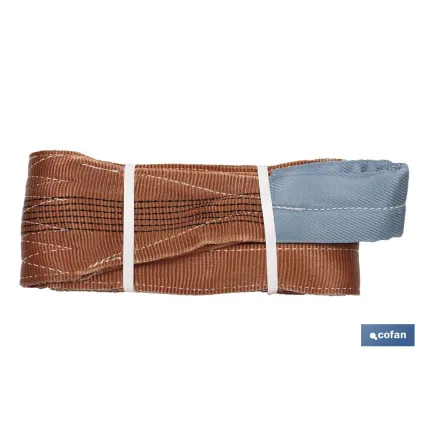 ESLINGA PLANA POLIESTER 6000KG X 10 MTS